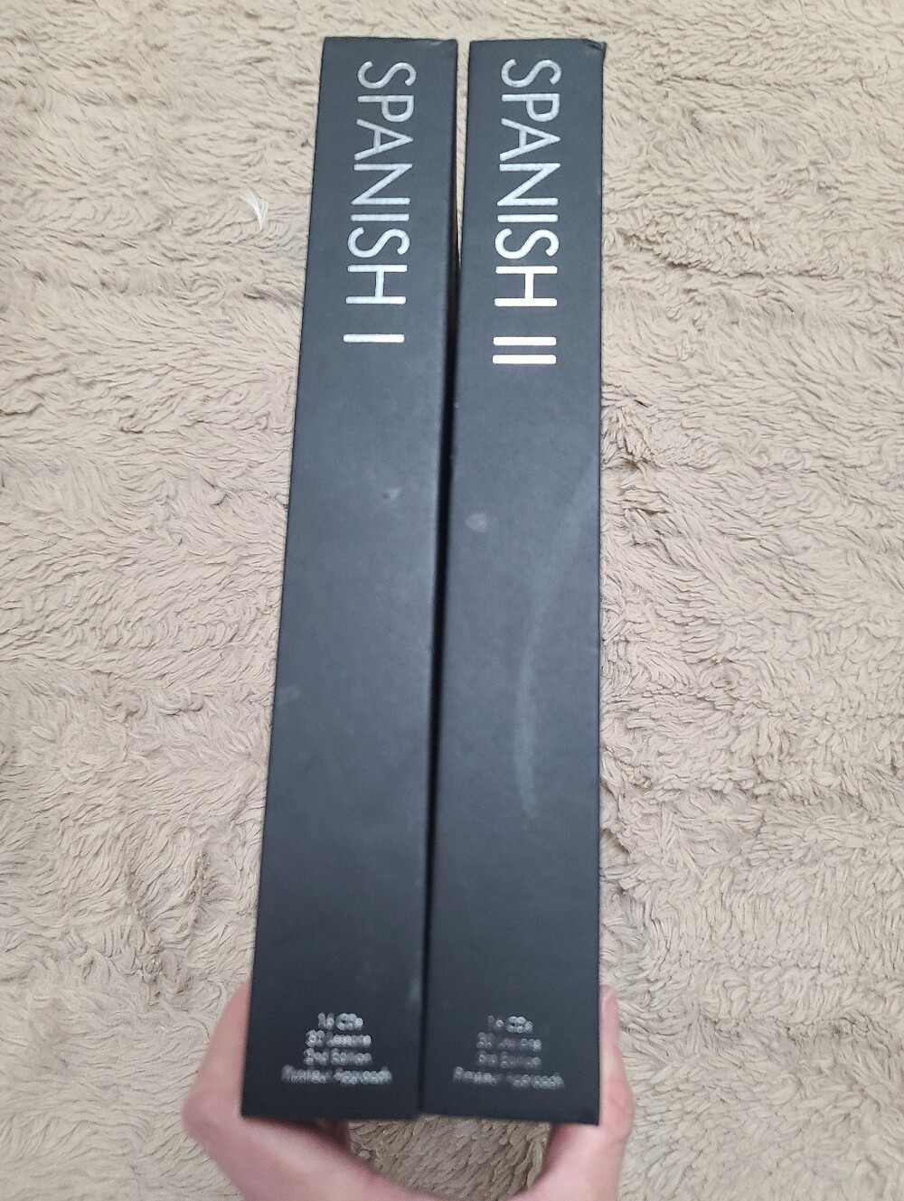 Spanish I & II Boxed Set - Black